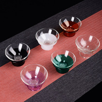 Wu Zen Japanese heat-resistant glass tea leak male Cup filter creative tea filter kung fu tea accessories