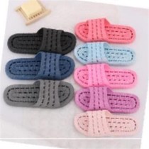 Bathroom slippers female summer home indoor wood floor rubber lovers non-slip bath slippers Summer men and women slippers