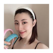  Yuan long-long hair hoop with the same style Joy Brother Hair Stirrup Ostrich Tattooed Stir-red Book Trend Accessories