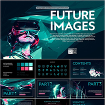 Internet high-end cool technology wind future sense universal template PPT template visual impact fashion creativity