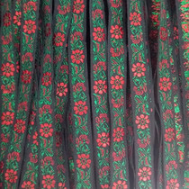 Ethnic color ribbon-wrapped lanyard mobile phone chain necklace-colored ribbon with ears-2 yuan meters