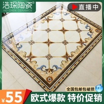 Parquet tile European-style living room floor tiles 800x800 parquet into the home aisle corridor throbbed tiles parquet tiles