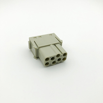 Heavy-duty connector HMEE-008-MC FC 16A 400V 6KV 8 pin 16A Composition Notre inner core module