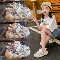 Boys sneakers summer 2021 New Baotou sandals fashion breathable girls mesh running shoes