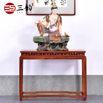 Mahogany furniture Myanmar Huali Ming and Qing classical solid wood porch Pingtou case porch table antique simple supply table case