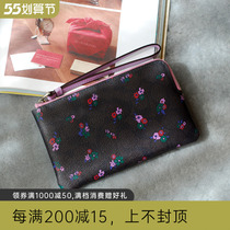 Original material Custom Multi Floral Rose handbag with zero wallet