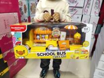 Zhen Chao platypus baby music story School Bus car house drink ice cream sale refrigerator kitchen toys