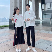 Xia Cape Student Class Summer Clothes Suit Folk National Wind Men And Women Campus Games Junior High School School Wind School Uniforms