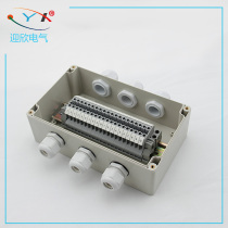 200*120*75 waterproof junction box outdoor plastic power distribution box 3 in 3 out with UK20 terminal