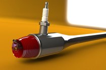 W-03 Pulse Jet Engine 3D Drawing Airplane Model Engine Design solidworks Modeling