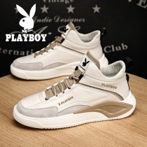 Flowers Playboy Men Shoes 2022 New Tide Casual Leather Shoes Little White Sports Thin breathable Old Pop Tide Shoes Summer