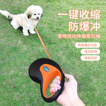 Dog Traction Rope Automatic Telescopic Slip Dog Rope Medium Size Small Dog Teddy Golden Wokky Dog Chain Pet Supplies