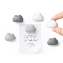 Thailand qualy creative cloud magnet refrigerator sticker Cartoon cute message board three-dimensional magnet decorative magnet