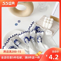 Glass Silk Socks Children Summer Slim ins Chains Girl Cute Days of Agaric Side Summer Crystal Long Silo Socks