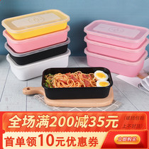 Day Style Disposable Meal Kit Rectangular Plastic Fast Food Takeaway Packaging Box Fruit Scoop Up Microwave Food Grade