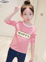 Dozen Girls Clothing T-shirt 6 Autumn Fitted Clothes 12 Year Old Girl 5 Single Pieces 7 Pure Cotton 9 Small Shirts 11 Children Long Sleeves 8 Lower 