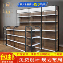 Four Columns New Shelves Dismantling Sichuan Show Shelf Convenience Store Mother & Baby Pharmacies Store Shelves Small Selling Department Snacks