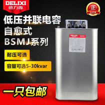 Delixi self-healing low voltage capacitor BSMJS0 4510 15 20 shunt power capacitor reactive power compensation