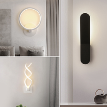 Bedside lamp Wall lamp Bedroom living room aisle Nordic creative modern minimalist led stair lamp Wall lamp Wall lamp ins