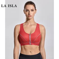 Laisla professional high strength shockproof sports underwear womens vest running large size large bra bra fitness bra