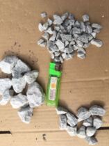 Gray gravel Garden landscaping gray stone rice light gray gravel mechanism gray small stone water mill floor aggregate
