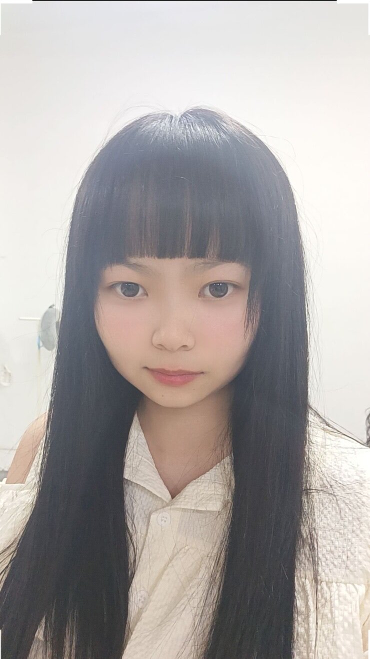 真我黑长直漫画齐刘海假发套 全真发整顶设计 自然隐形无痕贴合 长发飘逸顺滑