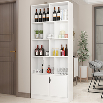 Wine cabinet modern simple locker display cabinet living room integrated wall partition cabinet porch decoration decoration light luxury