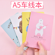 elementary school students car line notebook creative korean small fresh A5 carry-on soft face copying school small gift wholesale