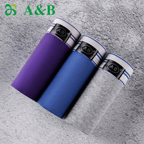 ab underpants thin elastic cotton antibacterial mens pants in the middle waist comfortable breathable four - foot pants WL 59