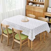 Anti-oil water scalding disposable tablecloth ins Wind Nordic tea table table TV cabinet cloth student pvc book table mat