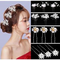 610 Rhinestone Hairpin U-shaped Clip Hairpin Hairpin Korean Adult Children's Hairpin Hairpin Headflower Jewelry