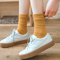 Socks summer thin midline socks ultra-thin black spring summer stockings piled socks womens tide Japan and South Korea ice socks