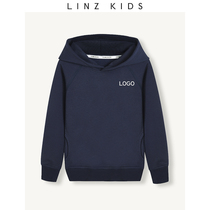 Childrens Clothing Silver Fox Suede Sleeve Hooded Cloak Casual Jacket Custom Print Logo Children Outerwear Plus Suede Warm Winter