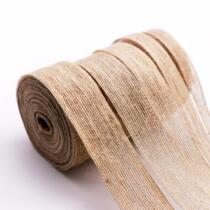 5yard Jute Burlap Ribbon Wrapping Packaging Gift Ribbon Bow