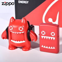 zippo lighter genuine mens lighter Devil Cat Shell creative personality gift box birthday gift