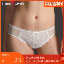 Beloved new underwear womens lace mesh light temptation low waist briefs SL22A43
