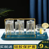 Light Extravagant Cup Rack Drain home Living room cups Shelves Creative glass Water glass trays Trays Racks upside down