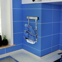 Pot cover storage rack wall-mounted kitchen rack-free pot cover holder with water tray household wall storage rack