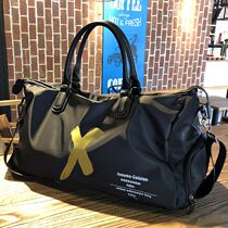 Net celebrity travel bag Mens portable short-distance business trip travel duffel bag womens large capacity wet and dry separation sports fitness bag