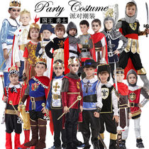 Halloween Costume Children King Prince Ancient Roman Crusader Warriors Samurai Warriors Warriors Clothing Accessories