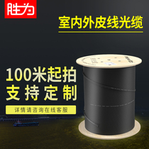 Sheng for leather cable fiber indoor and outdoor single-mode single-core single-mode dual-core self-supporting black butterfly cable 100 200 500 2000 meters