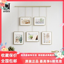UMBRA blue hanging photo frame living room photo wall decoration creative personality hanging wall combination photo wall sticker
