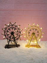 Creative Ferris wheel ornaments Nordic lights European bedroom girl decorations Home room living room crafts