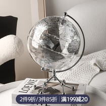 Net red high-end light luxury globe ornaments wine cabinet office study modern simple desktop porch living room home