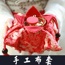 Tang Po cloth cover antique hot woman cover retro handmade cloth cover Hanfu accessories satin embroidery silk satin