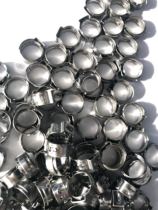 Stainless steel buckle Zer machine with a card external to 12 mm wine tube 128133304 material