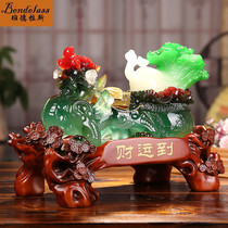 Banderras Lees Leopard Leopard Cabbage Pendulum Pieces of handicraft Living room Pendulum Pieces Hyun Guan Decorative Pendulum opening Business Gift