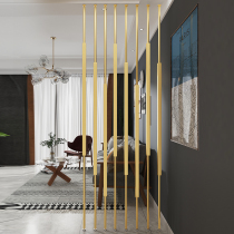 Partition screen Nordic modern household net red wrought iron wall living room bedroom block decoration column entrance entrance