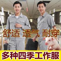 Pig overalls deodorant water breathable feeding pig clothes farm special breeder overalls summer protective clothing