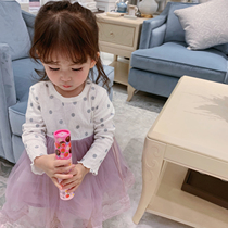 Hong Kong girl girl princess dress 2019 new autumn dress little girl foreign skirt children puffy gauze dress